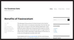 Desktop Screenshot of forgoodnesssake123.com